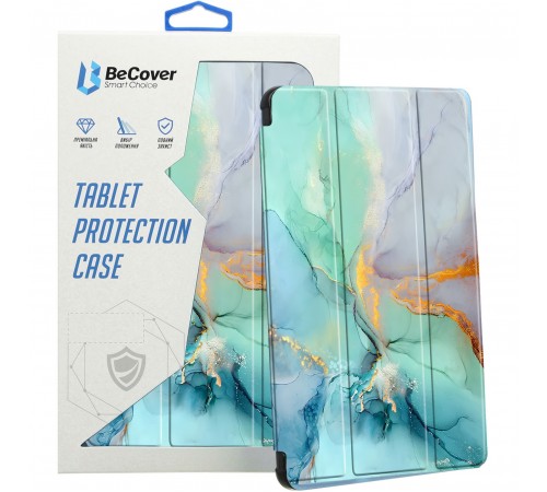 Чохол-книжка BeCover Soft Edge TPU для Xiaomi Redmi Pad SE 8.7 Green Marble (712574)