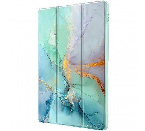 Чохол-книжка BeCover Soft Edge TPU для Xiaomi Redmi Pad SE 8.7 Green Marble (712574)
