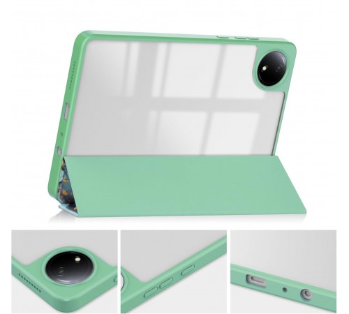 Чохол-книжка BeCover Soft Edge TPU для Xiaomi Redmi Pad SE 8.7 Green Marble (712574)