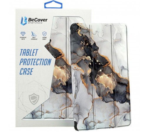 Чохол-книжка BeCover Soft Edge TPU для Xiaomi Redmi Pad SE 8.7 Gray Marble (712575)