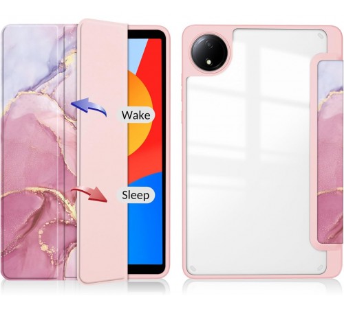 Чохол-книжка BeCover Soft Edge TPU для Xiaomi Redmi Pad SE 8.7 Pink Marble (712576)