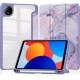 Чохол-книжка BeCover Soft Edge TPU для Xiaomi Redmi Pad SE 8.7 Purple Marble (712577)