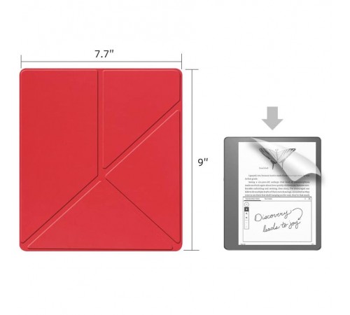 Чохол-книжка BeCover Ultra Slim Origami для Amazon Kindle Scribe 10.2" Red (712581)