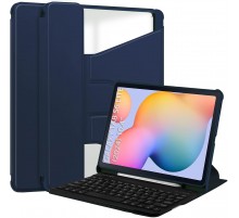 Чохол з бездротовою клавіатурою BeCover 360° Rotatable для Samsung Galaxy Tab S6 Lite 10.4 SM-P620/SM-P625/SM-P627 Deep Blue (712588)