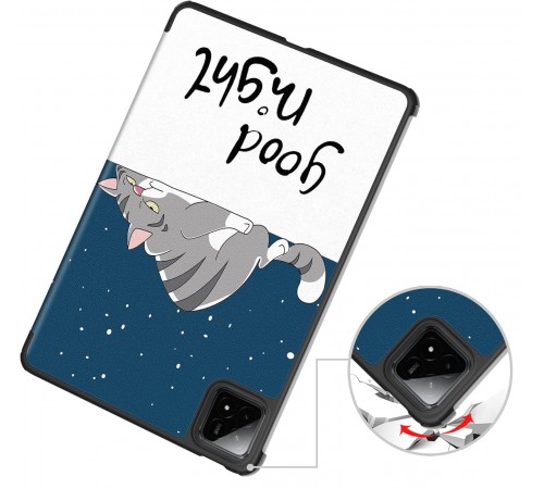 Чохол-книжка BeCover Smart Case для Xiaomi Pad 7/7 Pro 11.2 Good Night (712806) Чохол-книжка BeCover Smart Case для Xiaomi Pad 7/7 Pro 11.2 Good Night (712806)