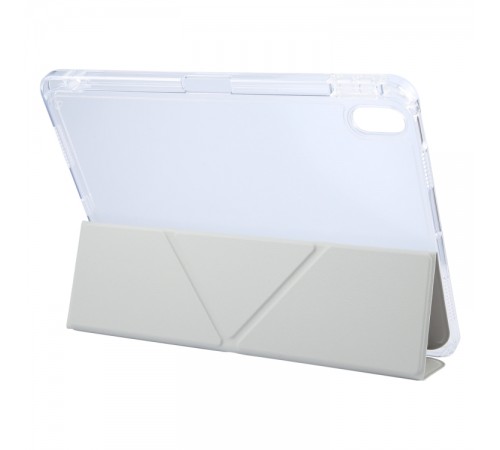 Чохол-книжка BeCover Ultra Slim Origami Transparent з кріпленням Apple для Apple iPad Mini 6 2021 Gray (712931)