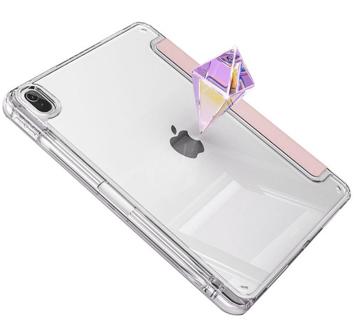 Чохол-книжка BeCover Ultra Slim Origami Transparent з кріпленням Apple для Apple iPad Mini 7 2024 Pink (712936)