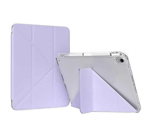 Чохол-книжка BeCover Ultra Slim Origami Transparent з кріпленням Apple для Apple iPad Mini 7 2024 Purple (712937)
