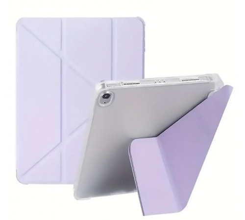 Чохол-книжка BeCover Ultra Slim Origami Transparent з кріпленням Apple для Apple iPad 10.9" 2022 Purple (712941)
