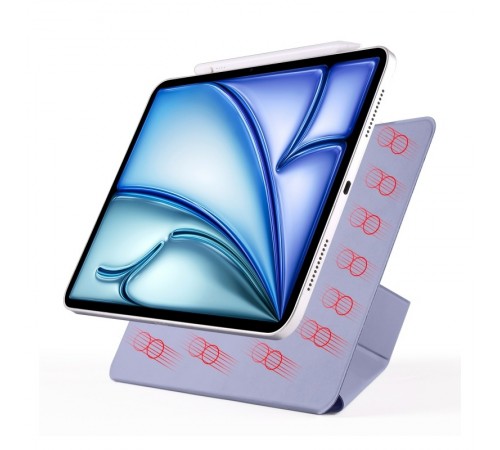 Чохол-книжка BeCover Ultra Slim Origami Magnetic для Apple iPad mini 7 (2024) Deep Purple (712950)