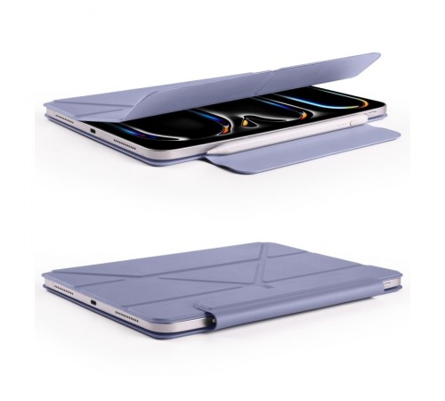 Чохол-книжка BeCover Ultra Slim Origami Magnetic для Apple iPad Pro 11 M4 (2024) Deep Purple (712963)