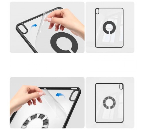 Чохол-книжка BeCover Ultra Slim Origami Flex для Apple iPad Air 11 M2/M3 (2024/2025) Black (712975)