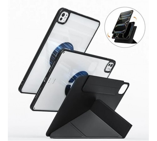 Чохол-книжка BeCover Ultra Slim Origami Flex для Apple iPad Pro 11 M4 (2024) Black (712977)