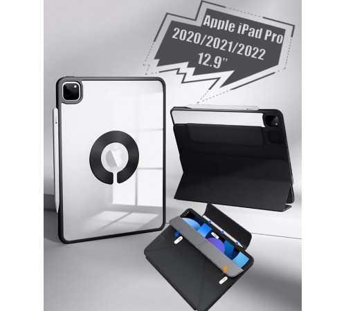 Чохол-книжка BeCover Ultra Slim Origami Flex для Apple iPad Pro 12.9 (2020/2021/2022) Black (712979)