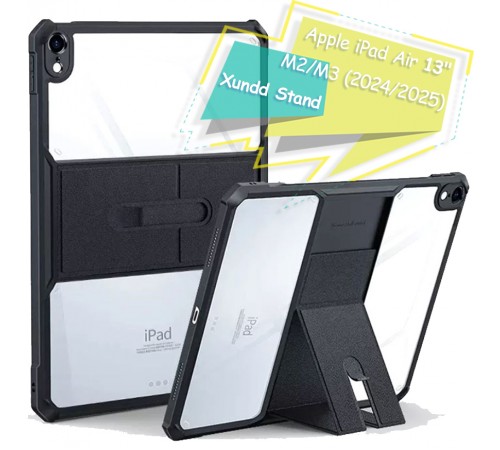 Чохол-накладка BeCover Xundd Stand для Apple iPad Air 13" M2/M3 (2024/2025) Black (713250)