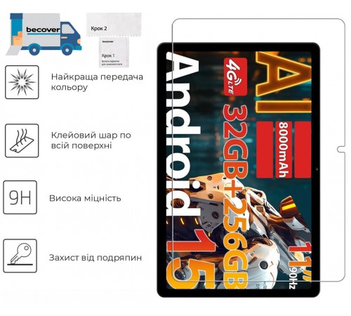 Захисне скло BeCover для Doogee Tab G6/G6 Plus 11.0" (713715)