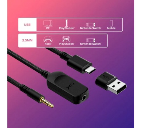 Гарнiтура HyperX Cloud III Black (727A8AA)