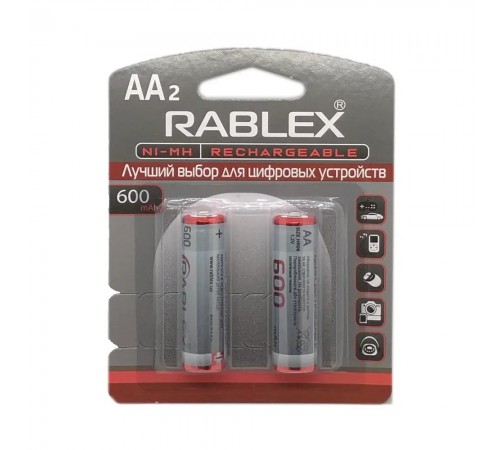 Акумулятор Rablex AA (R6) 600mAh