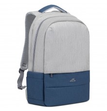 Рюкзак Rivacase Prater 7567 17.3" Grey/Dark Blue