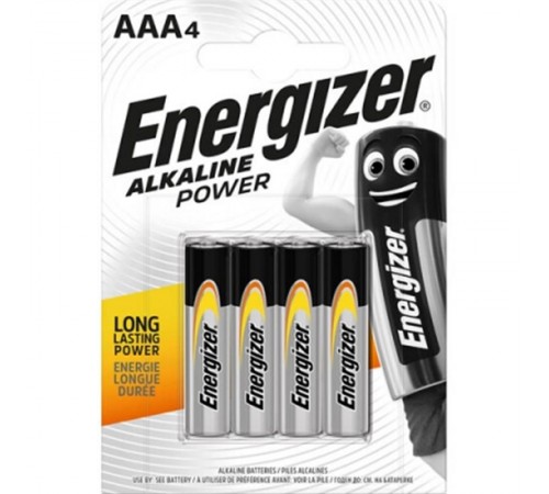 Батарейка Energizer Alkaline Power AAA 4 шт Батарейка Energizer Alkaline Power AAA 4 шт