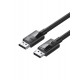 Кабель Ugreen DP114 DisplayPort - DisplayPort (M/M), 3 м, Black (80393)