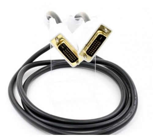 Кабель Atcom DVI - DVI (M\M), 1.8 м, чорно-білий (8057) Кабель Atcom DVI - DVI (M\M), 1.8 м, чорно-білий (8057)