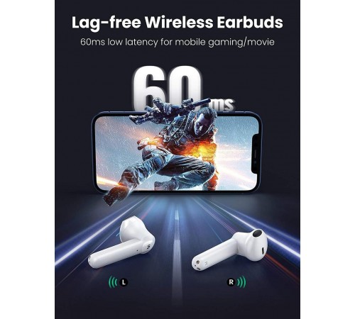 Bluetooth-гарнітура Ugreen WS105 White (80652)