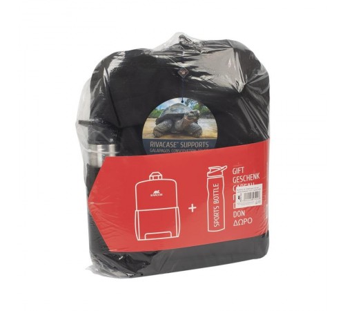 Рюкзак Rivacase 7761 15.6" Khaki + спортивна пляшка 750 ml
