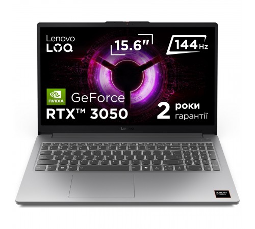 Ноутбук Lenovo LOQ 15ARP10E (83S000EURA) Luna Grey
