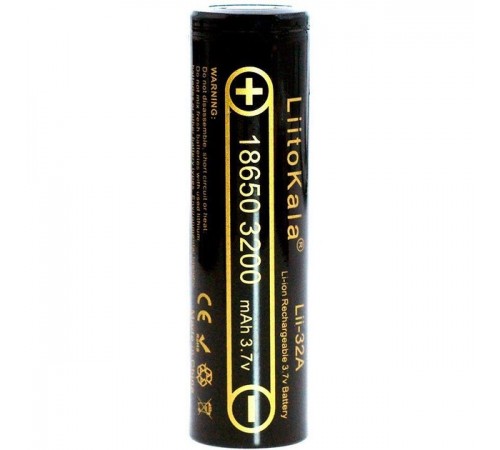 Акумулятор Liitokala 18650 3200mAh Акумулятор Liitokala 18650 3200mAh