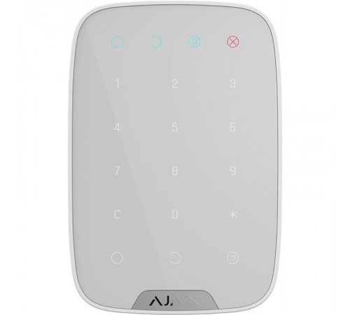 Бездротова сенсорна клавіатура Ajax KeyPad White (8706.12.WH1/38249.12.WH1)