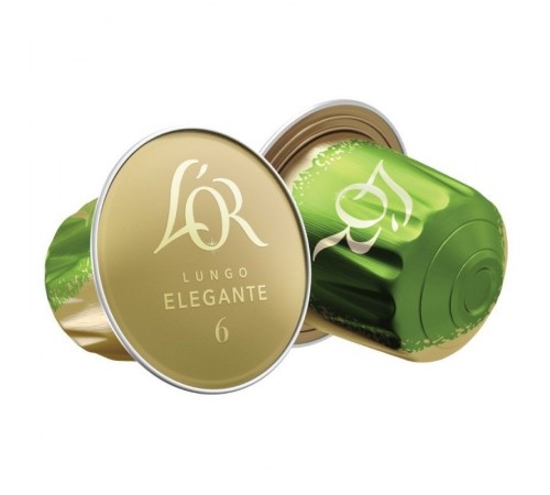 Кава в капсулах L`OR Lungo Elegante 10 шт Кава в капсулах L`OR Lungo Elegante 10 шт