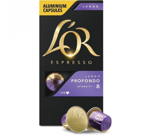 Кава в капсулах L`OR Lungo Profondo 10 шт Кава в капсулах L`OR Lungo Profondo 10 шт