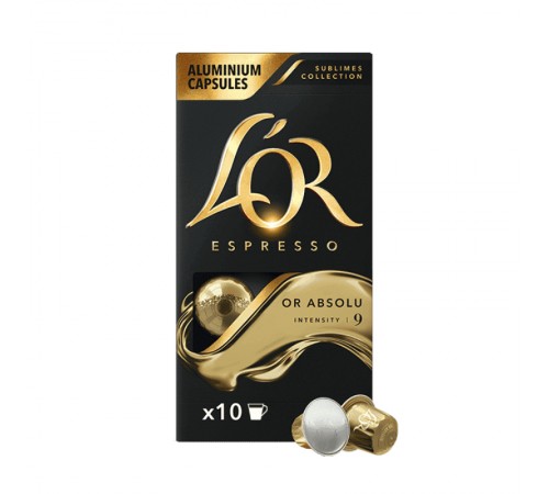 Кава в капсулах L`OR Espresso Or Absolu 10 шт Кава в капсулах L`OR Espresso Or Absolu 10 шт