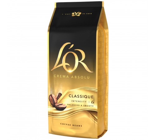 Кава в зернах L`OR Crema Absolute Classic 1000 г