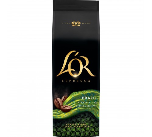 Кава в зернах L`OR Espresso Brazil 500 г