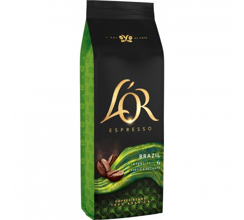 Кава в зернах L`OR Espresso Brazil 500 г