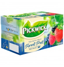 Чай чорний пакетований Pickwick ароматизований з кусочками лісових ягід 20 х 1.5 г