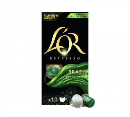 Кава в капсулах L`OR Espresso Brazil Origins Collection 10 шт