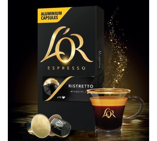 Кава в капсулах L`OR Espresso Ristretto 10 шт Кава в капсулах L`OR Espresso Ristretto 10 шт