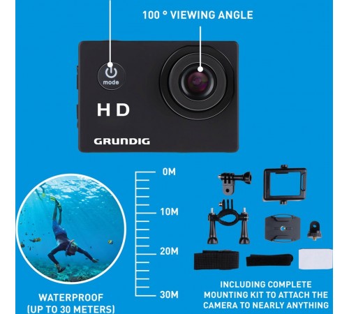 Екшн-камера Grundig HD (8711252247083)