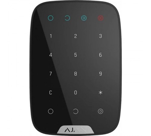 Бездротова сенсорна клавіатура Ajax KeyPad Black (8722.12.BL1/38248.12.BL1) Бездротова сенсорна клавіатура Ajax KeyPad Black (8722.12.BL1/38248.12.BL1)
