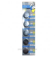 Батарейка Rablex CR2450, 3В, 5 шт