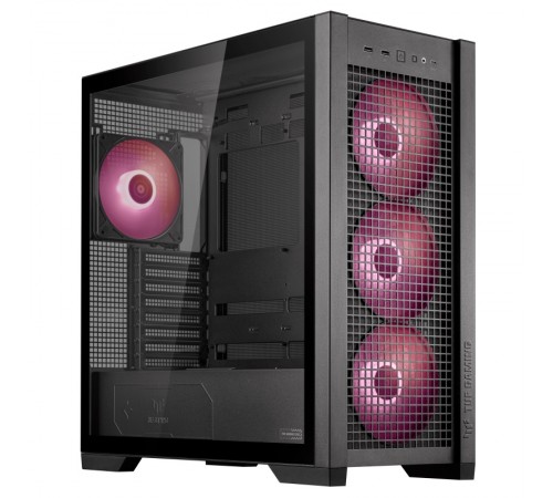 Корпус Asus TUF Gaming GT302 ARGB Black без БЖ (90DC00I0-B19000)