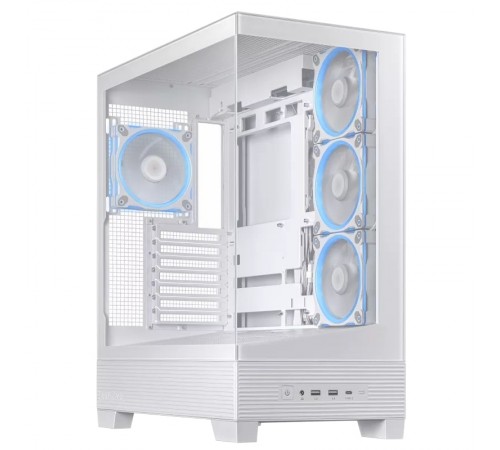 Корпус Asus A31 Plus White Tempered Glass без БЖ (90DC00R3-B19000) Корпус Asus A31 Plus White Tempered Glass без БЖ (90DC00R3-B19000)