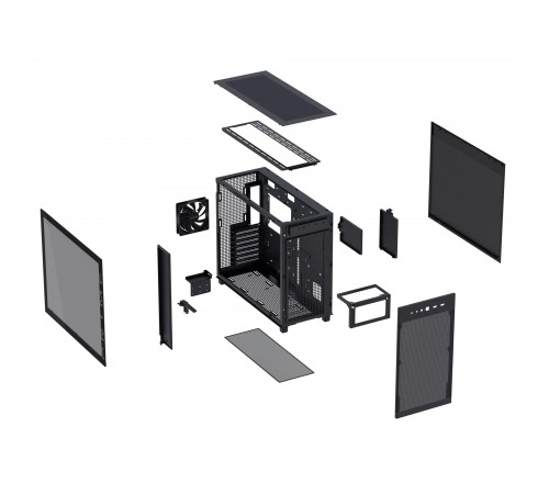 Корпус Asus Prime AP303 TG Black (90DC00V0-B39010)