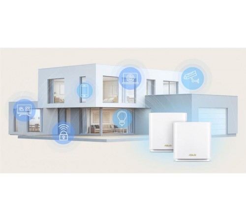 Wi-Fi Mesh-система Asus ZenWiFi XT9 2pk White (90IG0740-MO3B40) Wi-Fi Mesh-система Asus ZenWiFi XT9 2pk White (90IG0740-MO3B40)