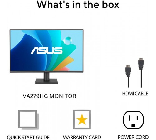 Монітор Asus 27" VA279HG (90LM04J1-B02371) IPS Black 120Hz