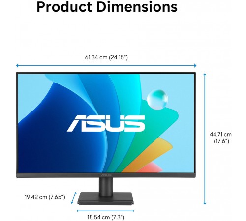 Монітор Asus 27" VA279HG (90LM04J1-B02371) IPS Black 120Hz