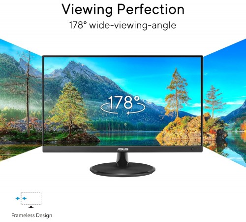 Монітор Asus 21.45" VP227HF (90LM0880-B01O71) VA Black 100Hz